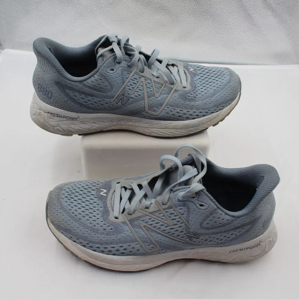 New Balance Fresh Foam X 880v13 Sz 8.5 Athletic Running Shoes Light Arctic Gray
